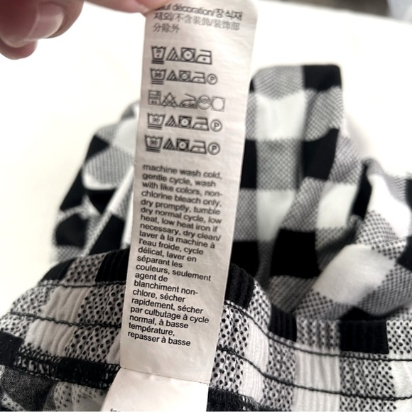 Calvin Klein Sleepwear Women’s Size Small Black White‎ Plaid Lounge Pants EUC - Picture 7 of 7